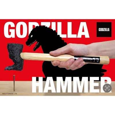 Godzilla Hammer Fun Gift Iron Leg Foot movie Camp DIY Tool Outdoor 2001