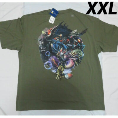 【Size XL,3XL】CAPCOM 40th UT T-shirt Monster Hunter 40th Anniversary Rare acs