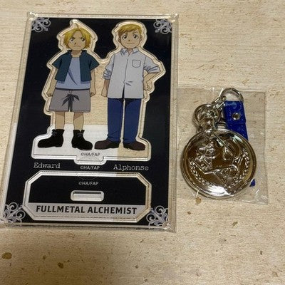 Fullmetal Alchemist Silver WatchCharm Roy ver Acrylic Stand Plate Elric Brothers