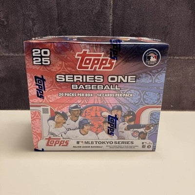 2025 Topps Series One MLB Trading Card Display Box  Tokyo Series Opening Game