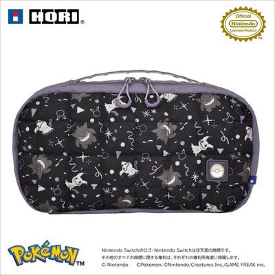 Ghost Party Quilted Medium Pouch case for Nintendo Switch 2 HORI Pokemon Gengar,