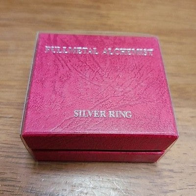 see description Fullmetal Alchemist Merchandise Ring Message Ring Roy Mustang
