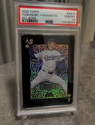 Topps 2025 Yoshinobu Yamamoto All Aces Dodgers PSA10 MLB Major League Baseball