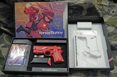 SAO Gun Gale Online AM.45 LLENN Vorpal Bunny Gas Blowback Pistol pink gift *15