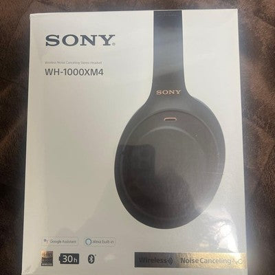 SONY Wireless Noise Canceling Headphones Black WH-1000XM4 B Bluetooth