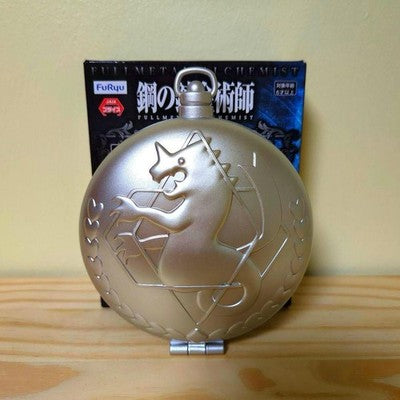 Fullmetal Alchemist Large Edward Elric Silver Clock Table Clock Type 14cm