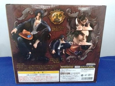 One Piece Portrait.Of.Pirates S.O.C Portgas D. Ace Figure POP BANDAI JAPAN