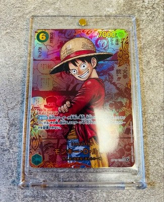 Luffy Red OP13-118 Super Parallel Carrying on His Will One Piece TCG Card *5