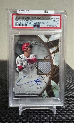 2022 Topps DAIAMOND ICONS Shohei Ohtani Limited PSA9 /10 + 2018 RC Bonus