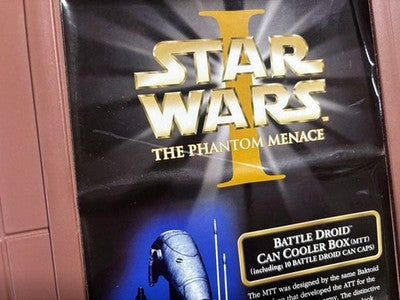 Phantom Menace Star Wars I Battle Droid Can Cooler Box MTT Limited PEPSI gift PC