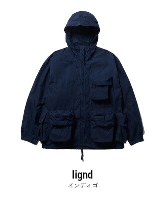 【Size：JP M,L,XL】 NEW SNOW PEAK INDIGO C/N PARKA JK-24AU401/402 from JAPAN acs