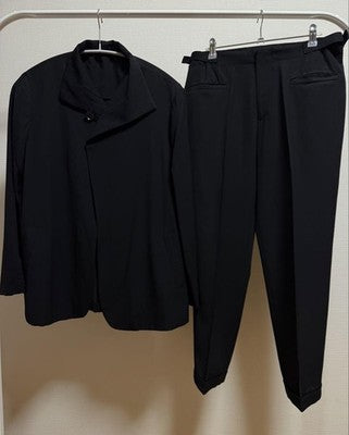 Yohji Yamamoto 90s Y's for men  set up Black sizeM Wool gabardine suits