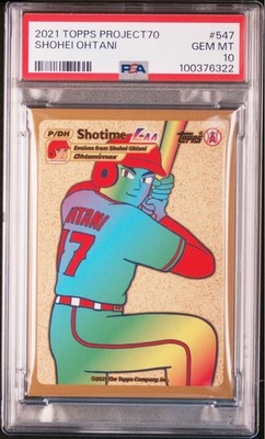 PSA10 Shohei Ohtani by Topps Project70 Pokémon Card Homage Angels uniform