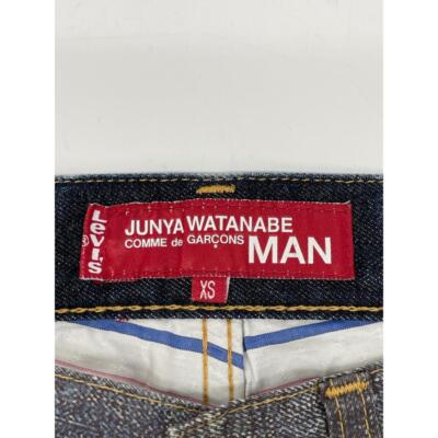 COMMEdesGARCONS JUNYA WATANABE x Levi's WE-P204 Transfer Denim Bottoms XS blue