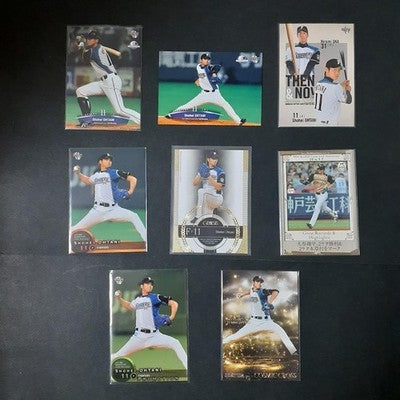2014 Shohei Ohtani Promo GENESIS BBM trading cards Set of 8 Nippon Ham Fighters