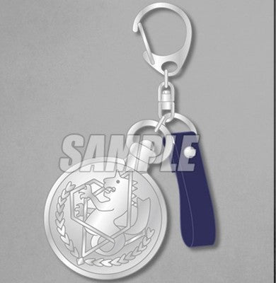Fullmetal Alchemist Roy Mustang State Alchemist Silver Watch Charm Blue