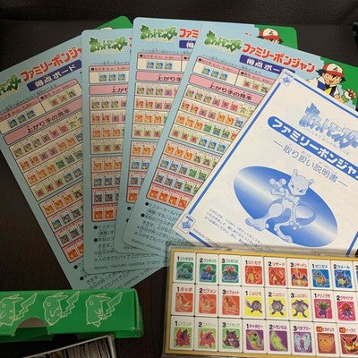 Pokemon Family Ponjang 1st First Edition Japanese Version Set Mahjong hobby