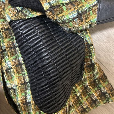 JUNYA WATANABE COMME des GARÇONS tweed and leather top Size S Women's
