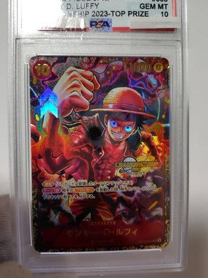 PSA 10 Monkey D. Luffy Championship 2023 Promo ST10-006 - One Piece Card
