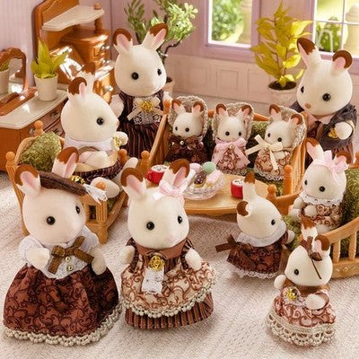 Sylvanian Families Chocolate Rabbit 40th Anniversary Commemorative 11 Doll Set