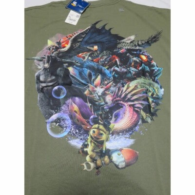 【Size XL,3XL】CAPCOM 40th UT T-shirt Monster Hunter 40th Anniversary Rare