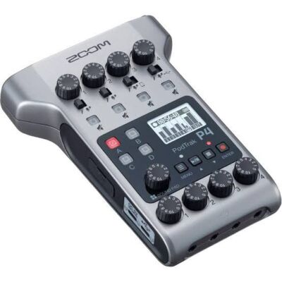 NEW Zoom PodTrak P4 Portable Multitrack Podcast Handy Recorder