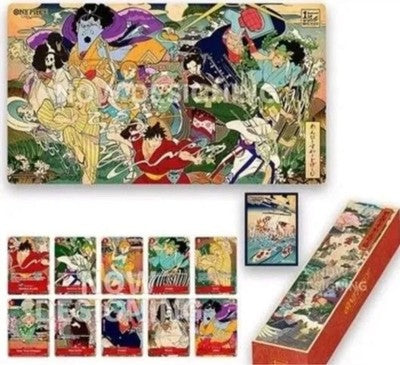 One Piece Card 1st Anniversary English Version Ukiyo-e Motif Illustration