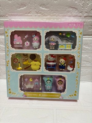 Sylvanian Families Sanrio Characters Baby & Furniture Set Kitty Cinnamoroll