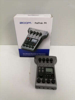 Beautiful Used Zoom PodTrak P4 Portable Multitrack Podcast Handy Recorder