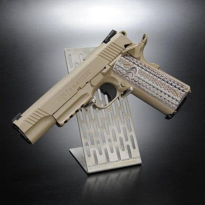 FMA Gun Stand for figure gun Stainless Steel Display Metal Stand, Metal