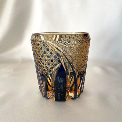 Shohei Ohtani × Edo Kiriko Rock Glass Limited 300 Rare Japanese Crystal MLB *1