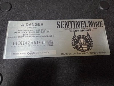 Tokyo Marui Sentinel Nine Leon Model Resident Evil Limited Edition Gun *5