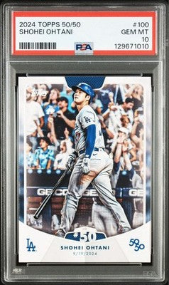 Topps Shohei Ohtani 50/50 Achievement 50th Home Run Commemoration　 PSA10 #100