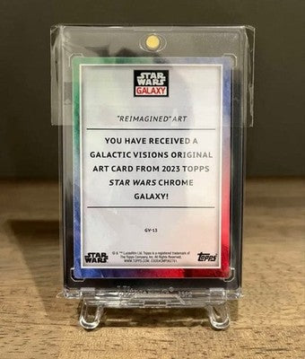 2023 Topps Chrome Star Wars Galaxy Galactic Visions Reimagined Art Atomic #/150
