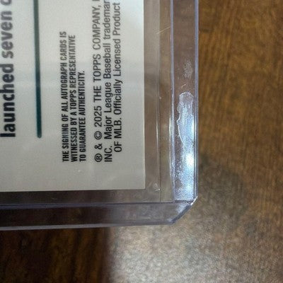 Topps Chrome 2025 Series Nick Kurtz Autograph & 150 RA-KU (BLUE REFRACTOR)