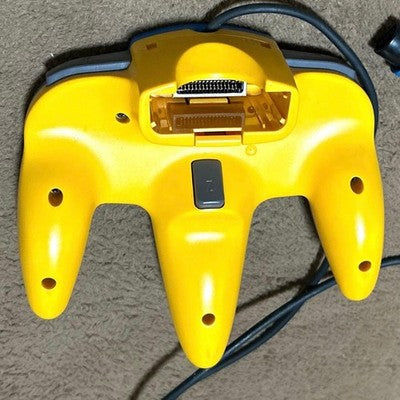 Nintendo 64 Controller Pikachu Pokemon N64 Blue Yellow NUS-005 Limited Tested
