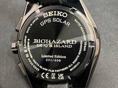 SEIKO Astron BIOHAZARD DEATH ISLAND SBXC131 5X53-0CA0 LTD TO 600 special gift