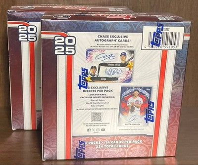 2 set 2025 Topps Baseball Series MLB World Tour Tokyo Series Japan Limited Box