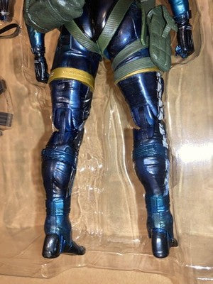 Box damaged PLAY ARTS Kai Metal Gear Solid V Metallic ver. Ground Zeroes Snake