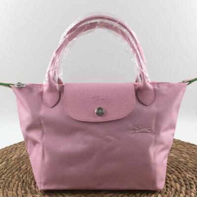 Longchamp Le Pliage S Original Pink W:13in collapsible Outlet New