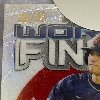 Shohei Ohtani 2023 Topps FINEST WBC Japan Representative Autograph Card