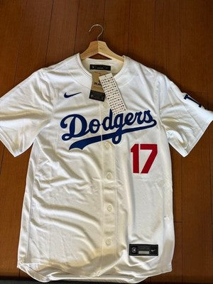 Dodgers Shohei Ohtani Limited Edition Home Jersey White Size S Nike Polyester
