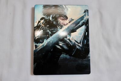 no software PS3 Metal Gear Rising Limited Edition Box figure & CD included