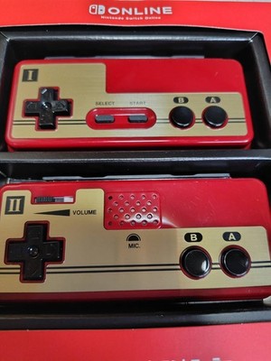 Nintendo Switch Online Famicom FC Family Computer Controller 1P 2P Set Genuine