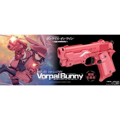 SAO Gun Gale Online AM.45 LLENN Vorpal Bunny Gas Blowback Pistol pink gift *16