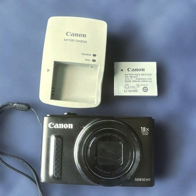 N MINT Canon Powershot SX610 HS Compact Digital Camera 18X 20.2MP Japan