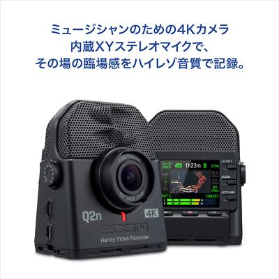 Genuine Product ZOOM Q2n-4K Handy 4K Video Audio Recorder Built-In XY Mic 100%