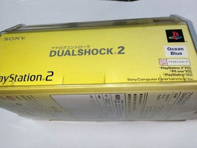PS2 Controller DualShock 2 Ocean Blue Clear Official Sony PlayStation 2