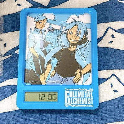 Fullmetal Alchemist 20th Anniversary Special Edition Clock Edward and Alphonse