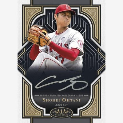 2 Box sets containing 2 autographed cards and 1 relic otani ichiro matsui